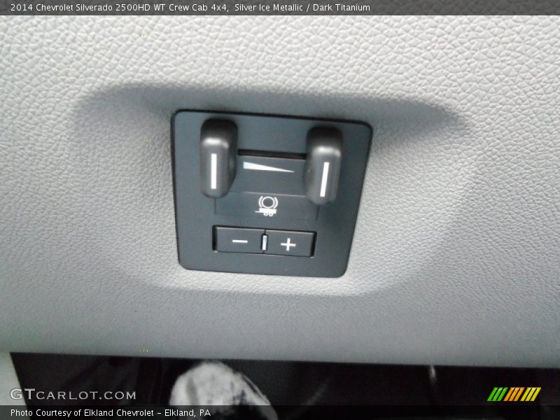 Silver Ice Metallic / Dark Titanium 2014 Chevrolet Silverado 2500HD WT Crew Cab 4x4