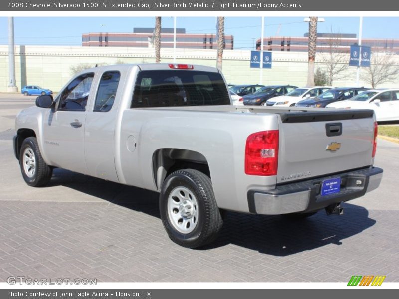 Silver Birch Metallic / Light Titanium/Ebony Accents 2008 Chevrolet Silverado 1500 LS Extended Cab