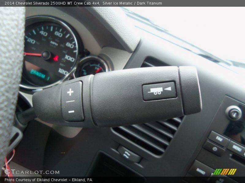 Silver Ice Metallic / Dark Titanium 2014 Chevrolet Silverado 2500HD WT Crew Cab 4x4