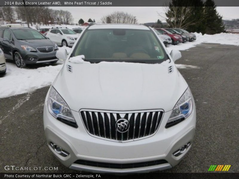 White Pearl Tricoat / Saddle 2014 Buick Encore Leather AWD