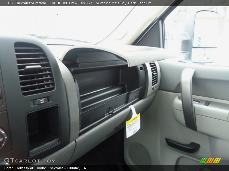 Silver Ice Metallic / Dark Titanium 2014 Chevrolet Silverado 2500HD WT Crew Cab 4x4