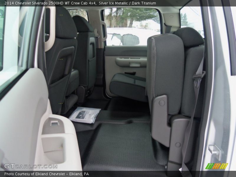 Silver Ice Metallic / Dark Titanium 2014 Chevrolet Silverado 2500HD WT Crew Cab 4x4