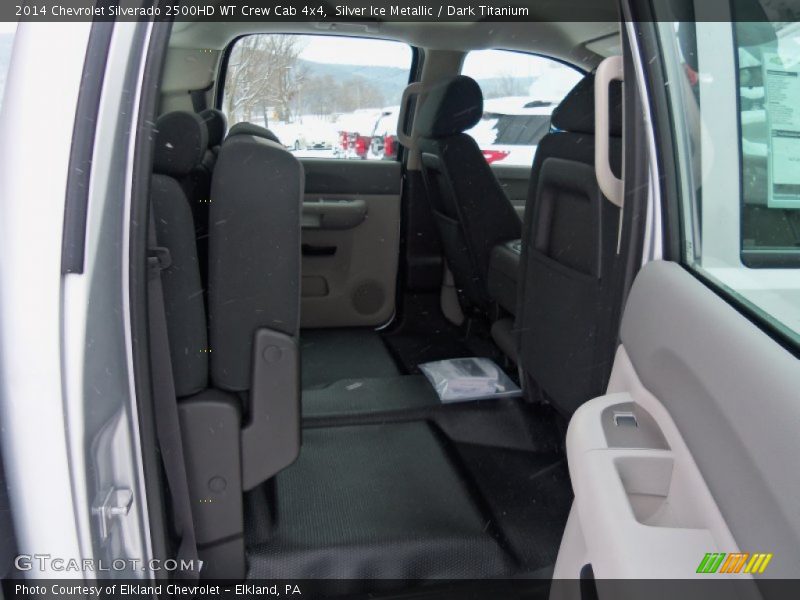 Silver Ice Metallic / Dark Titanium 2014 Chevrolet Silverado 2500HD WT Crew Cab 4x4
