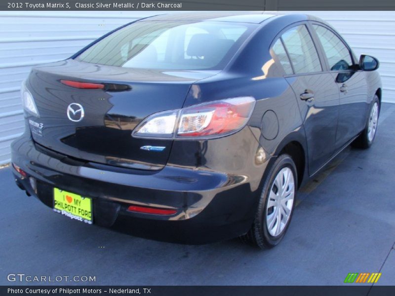 Classic Silver Metallic / Dark Charcoal 2012 Toyota Matrix S