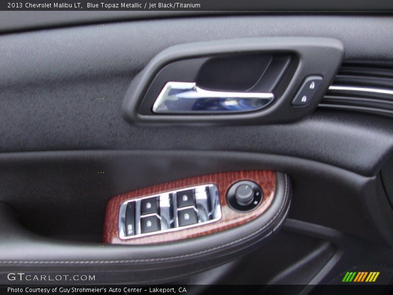 Blue Topaz Metallic / Jet Black/Titanium 2013 Chevrolet Malibu LT
