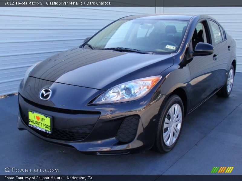 Classic Silver Metallic / Dark Charcoal 2012 Toyota Matrix S
