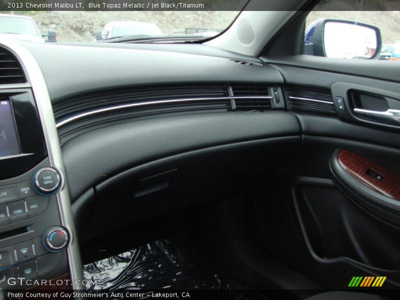 Blue Topaz Metallic / Jet Black/Titanium 2013 Chevrolet Malibu LT