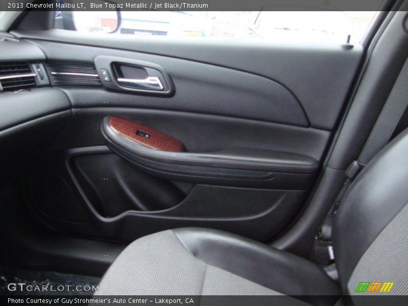 Blue Topaz Metallic / Jet Black/Titanium 2013 Chevrolet Malibu LT