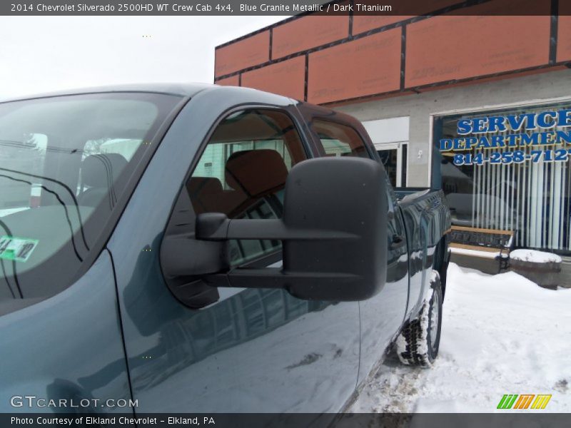 Blue Granite Metallic / Dark Titanium 2014 Chevrolet Silverado 2500HD WT Crew Cab 4x4