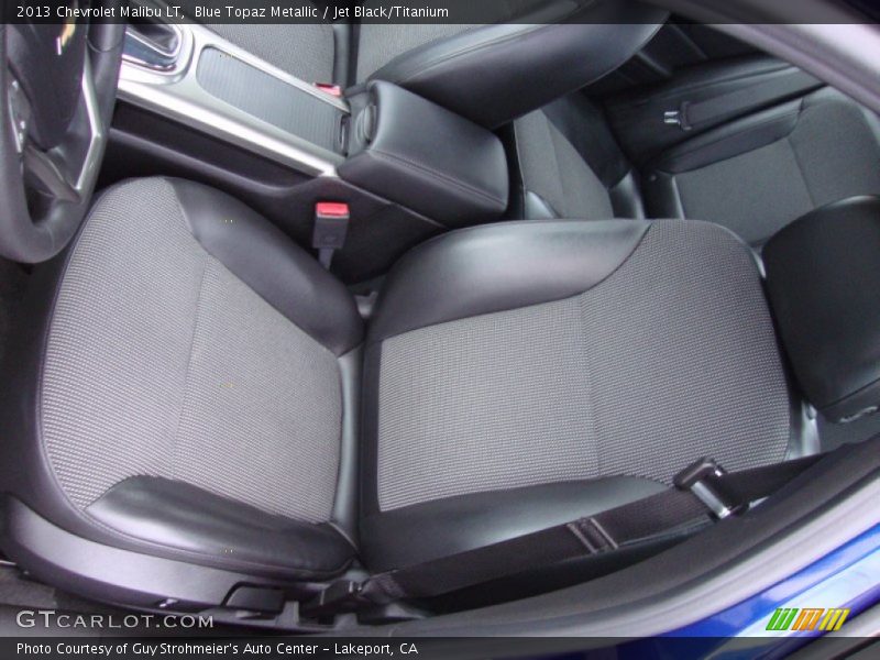 Blue Topaz Metallic / Jet Black/Titanium 2013 Chevrolet Malibu LT