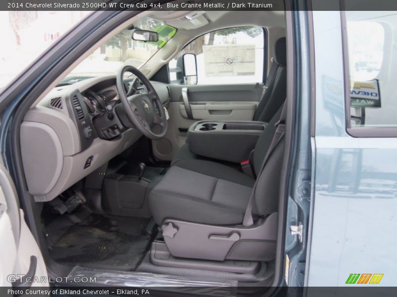 Blue Granite Metallic / Dark Titanium 2014 Chevrolet Silverado 2500HD WT Crew Cab 4x4