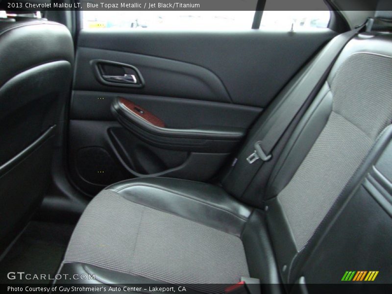 Blue Topaz Metallic / Jet Black/Titanium 2013 Chevrolet Malibu LT