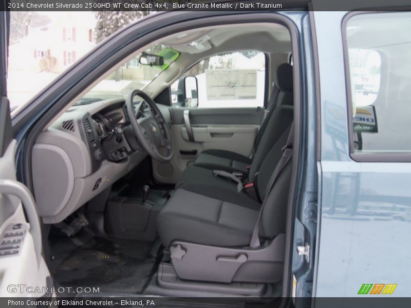 Blue Granite Metallic / Dark Titanium 2014 Chevrolet Silverado 2500HD WT Crew Cab 4x4