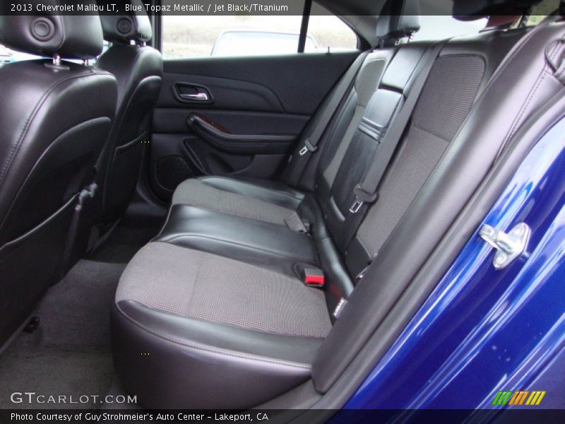 Blue Topaz Metallic / Jet Black/Titanium 2013 Chevrolet Malibu LT