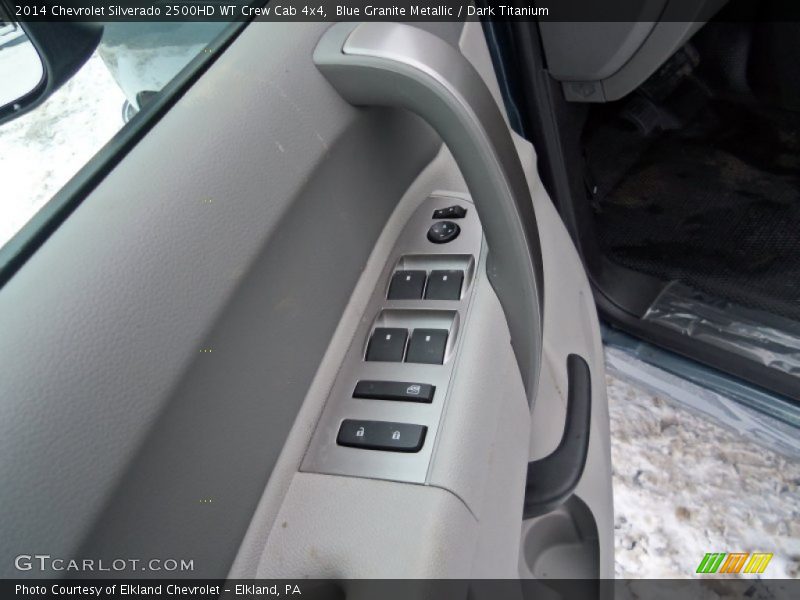 Blue Granite Metallic / Dark Titanium 2014 Chevrolet Silverado 2500HD WT Crew Cab 4x4