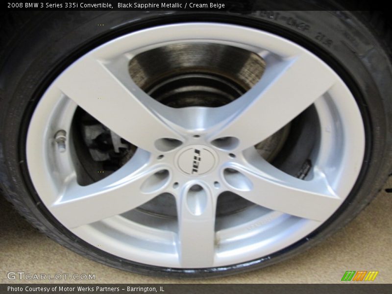 Black Sapphire Metallic / Cream Beige 2008 BMW 3 Series 335i Convertible
