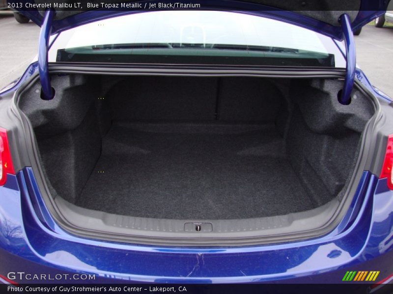 Blue Topaz Metallic / Jet Black/Titanium 2013 Chevrolet Malibu LT