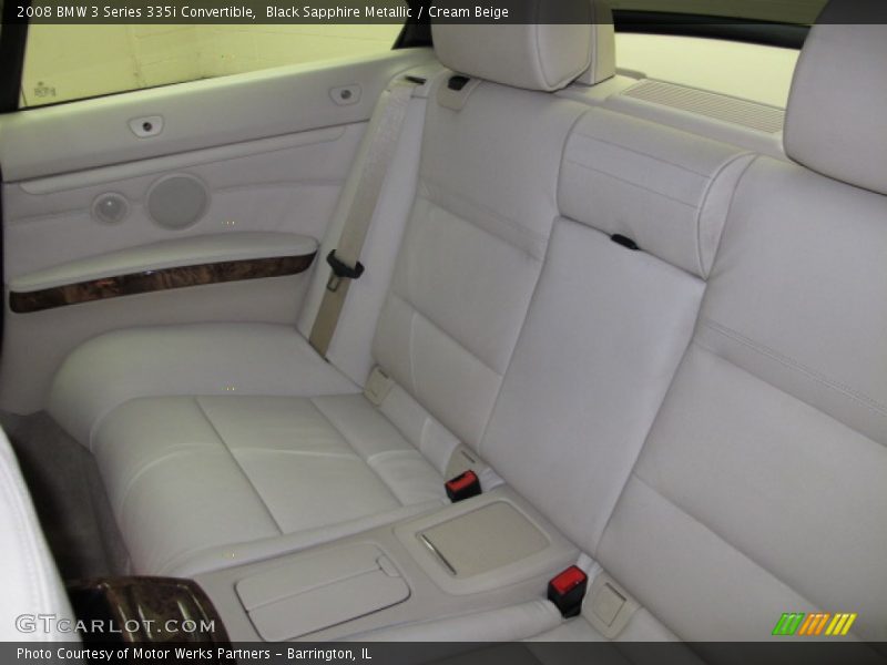 Black Sapphire Metallic / Cream Beige 2008 BMW 3 Series 335i Convertible