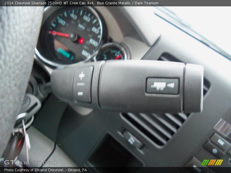 Blue Granite Metallic / Dark Titanium 2014 Chevrolet Silverado 2500HD WT Crew Cab 4x4