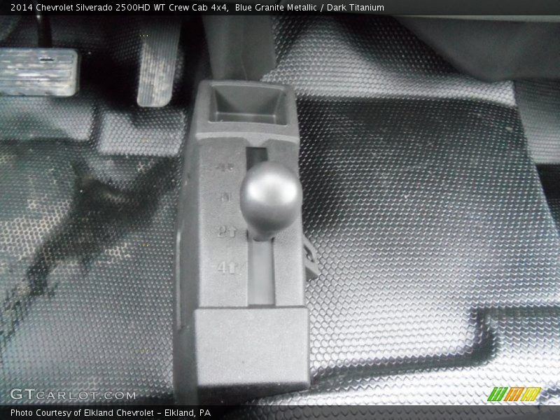 Blue Granite Metallic / Dark Titanium 2014 Chevrolet Silverado 2500HD WT Crew Cab 4x4