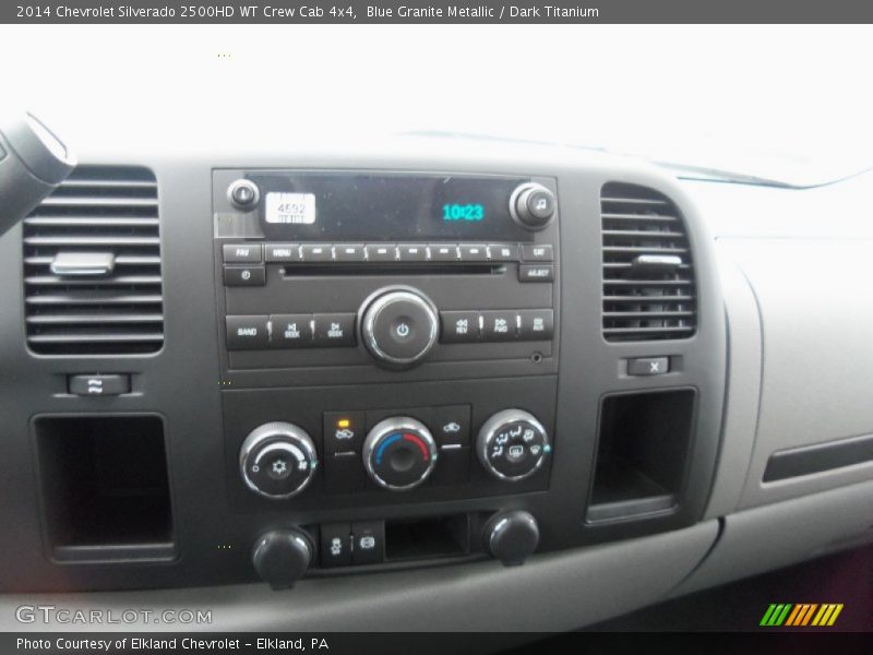Blue Granite Metallic / Dark Titanium 2014 Chevrolet Silverado 2500HD WT Crew Cab 4x4
