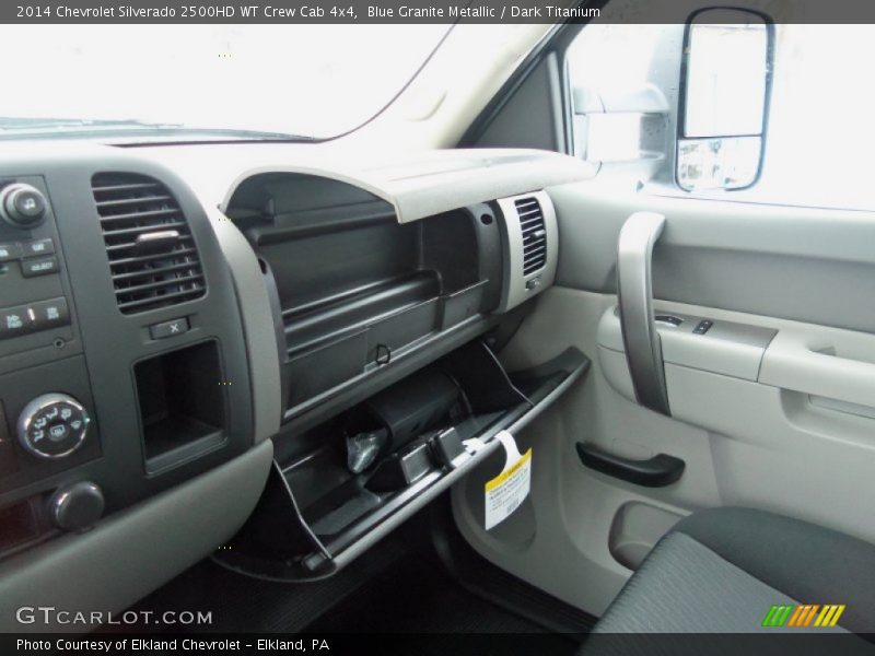 Blue Granite Metallic / Dark Titanium 2014 Chevrolet Silverado 2500HD WT Crew Cab 4x4