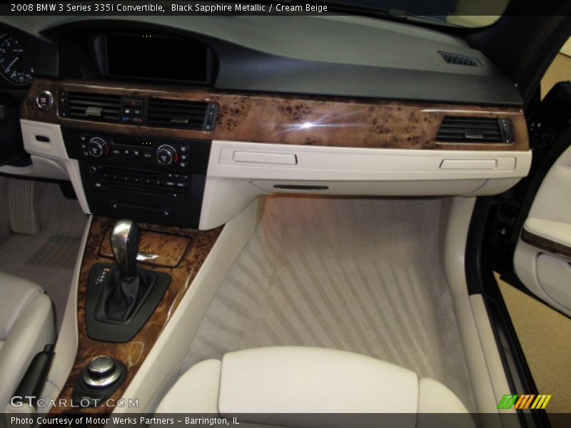 Black Sapphire Metallic / Cream Beige 2008 BMW 3 Series 335i Convertible
