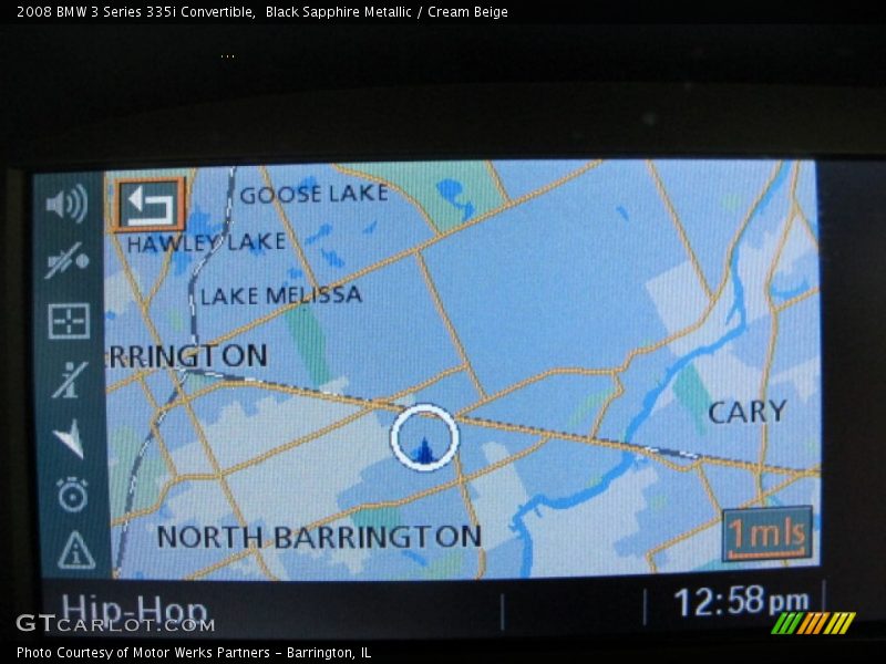 Black Sapphire Metallic / Cream Beige 2008 BMW 3 Series 335i Convertible