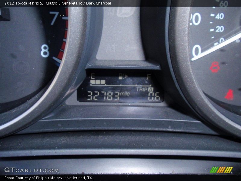 Classic Silver Metallic / Dark Charcoal 2012 Toyota Matrix S