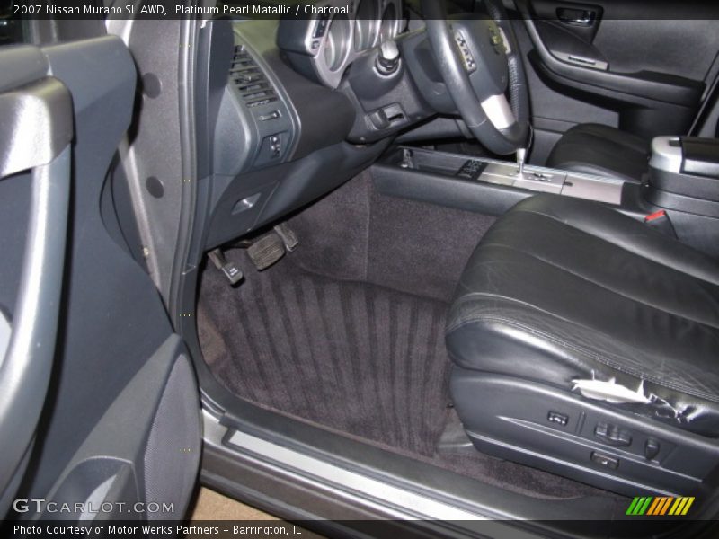 Platinum Pearl Matallic / Charcoal 2007 Nissan Murano SL AWD