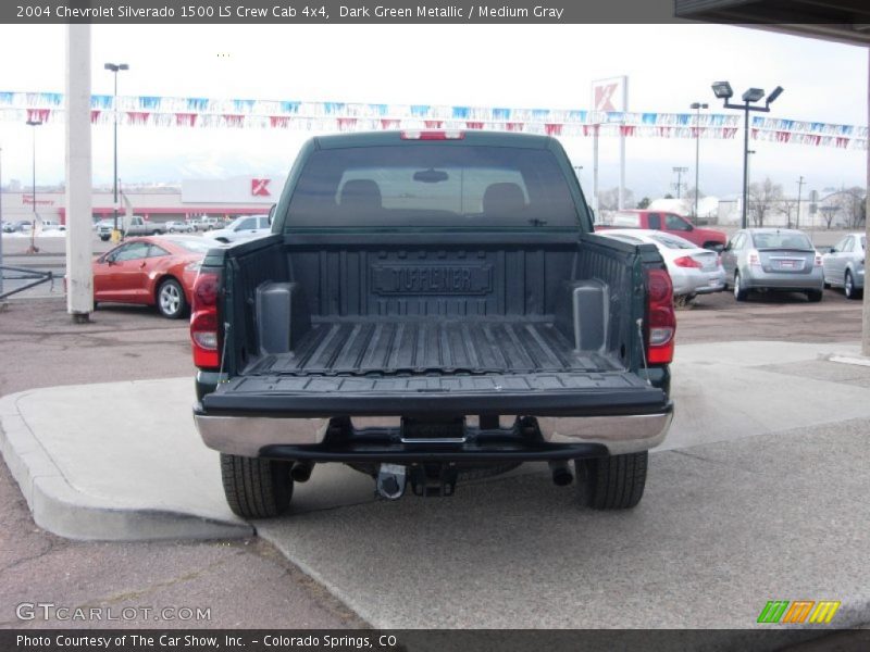 Dark Green Metallic / Medium Gray 2004 Chevrolet Silverado 1500 LS Crew Cab 4x4