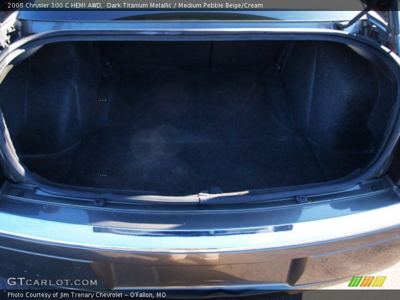 Dark Titanium Metallic / Medium Pebble Beige/Cream 2008 Chrysler 300 C HEMI AWD