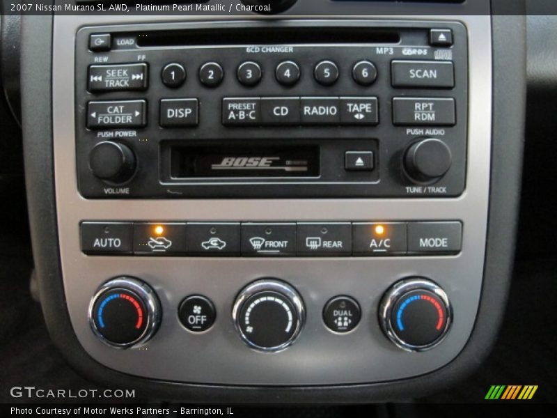 Platinum Pearl Matallic / Charcoal 2007 Nissan Murano SL AWD