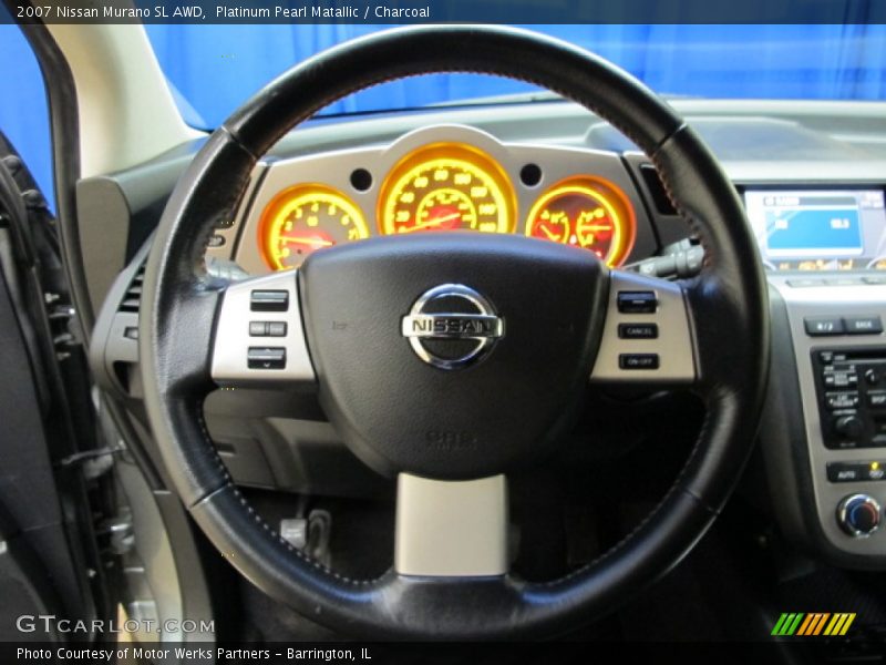 Platinum Pearl Matallic / Charcoal 2007 Nissan Murano SL AWD