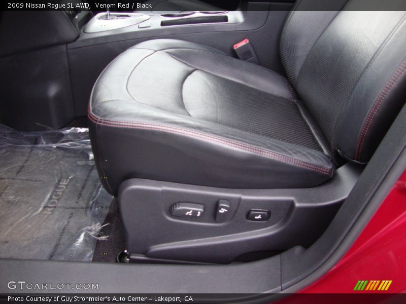 Venom Red / Black 2009 Nissan Rogue SL AWD