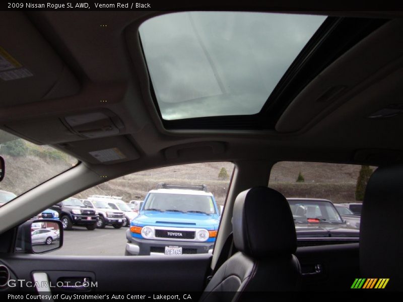 Venom Red / Black 2009 Nissan Rogue SL AWD