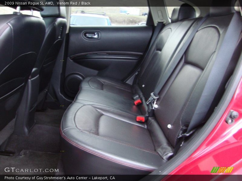 Venom Red / Black 2009 Nissan Rogue SL AWD