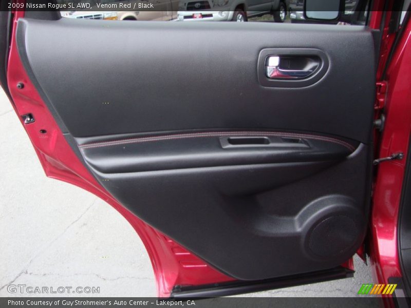 Venom Red / Black 2009 Nissan Rogue SL AWD