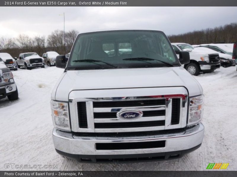Oxford White / Medium Flint 2014 Ford E-Series Van E350 Cargo Van
