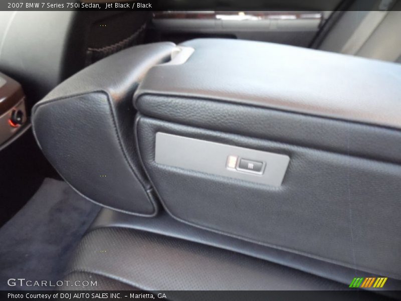 Jet Black / Black 2007 BMW 7 Series 750i Sedan