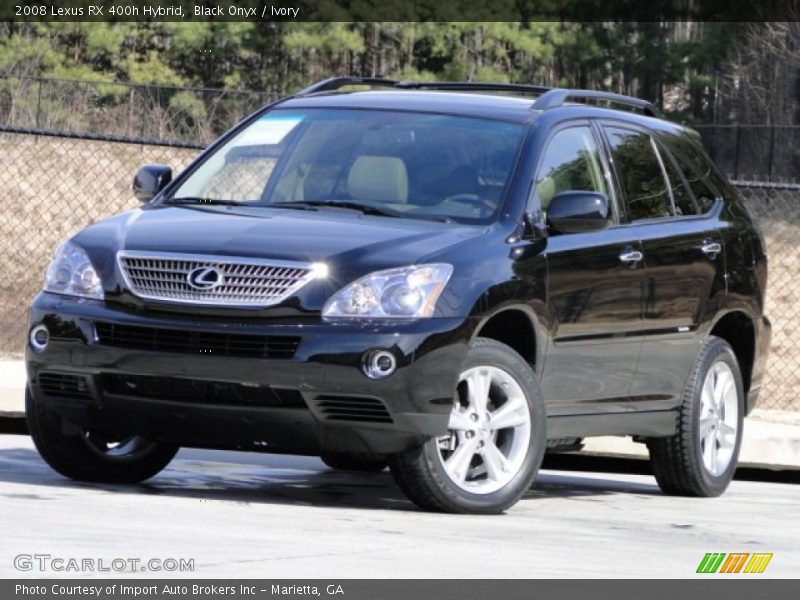 Black Onyx / Ivory 2008 Lexus RX 400h Hybrid