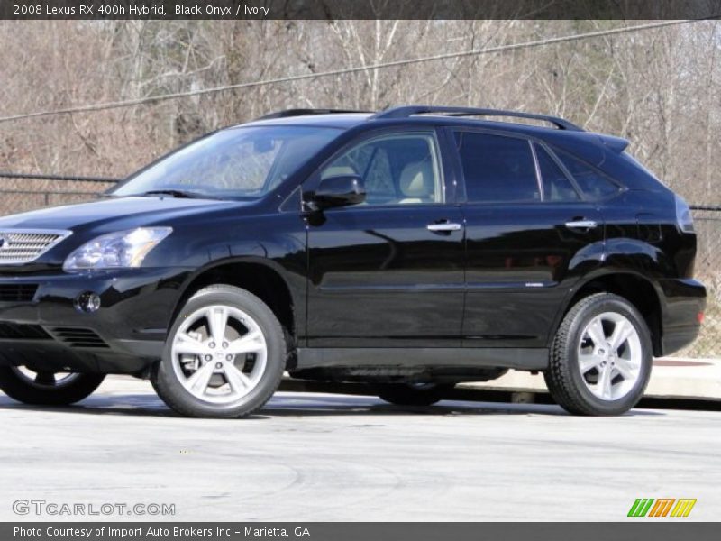 Black Onyx / Ivory 2008 Lexus RX 400h Hybrid