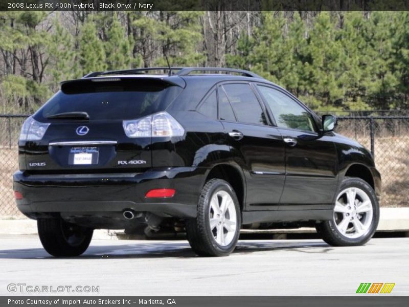 Black Onyx / Ivory 2008 Lexus RX 400h Hybrid