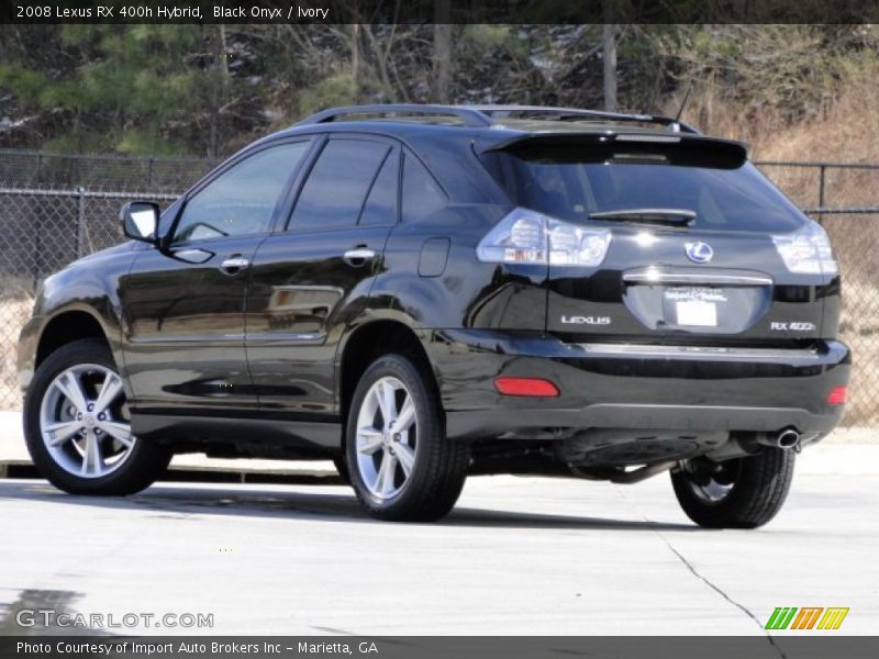 Black Onyx / Ivory 2008 Lexus RX 400h Hybrid