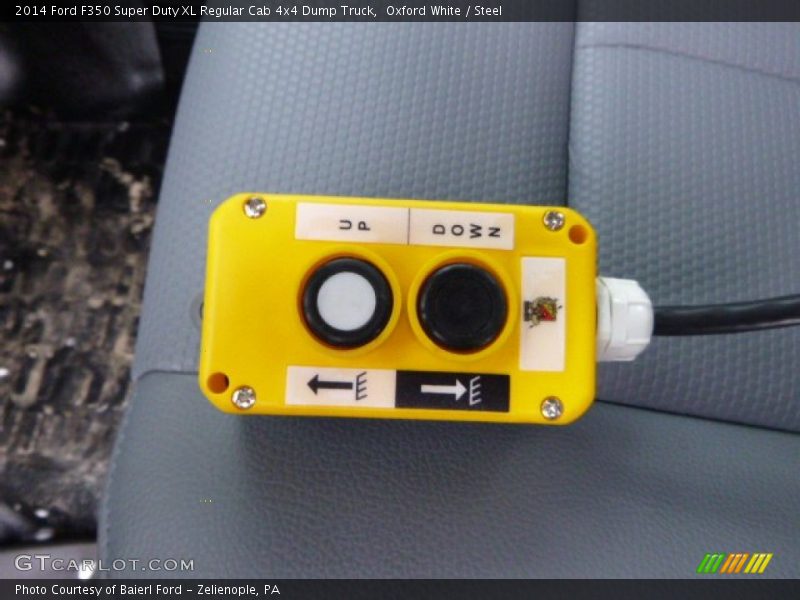 Oxford White / Steel 2014 Ford F350 Super Duty XL Regular Cab 4x4 Dump Truck