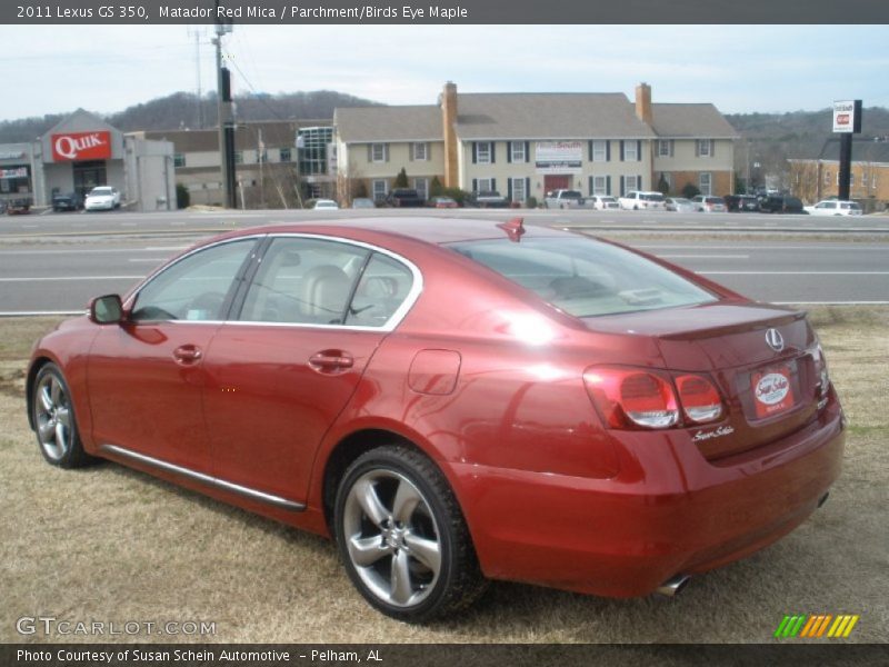 Matador Red Mica / Parchment/Birds Eye Maple 2011 Lexus GS 350