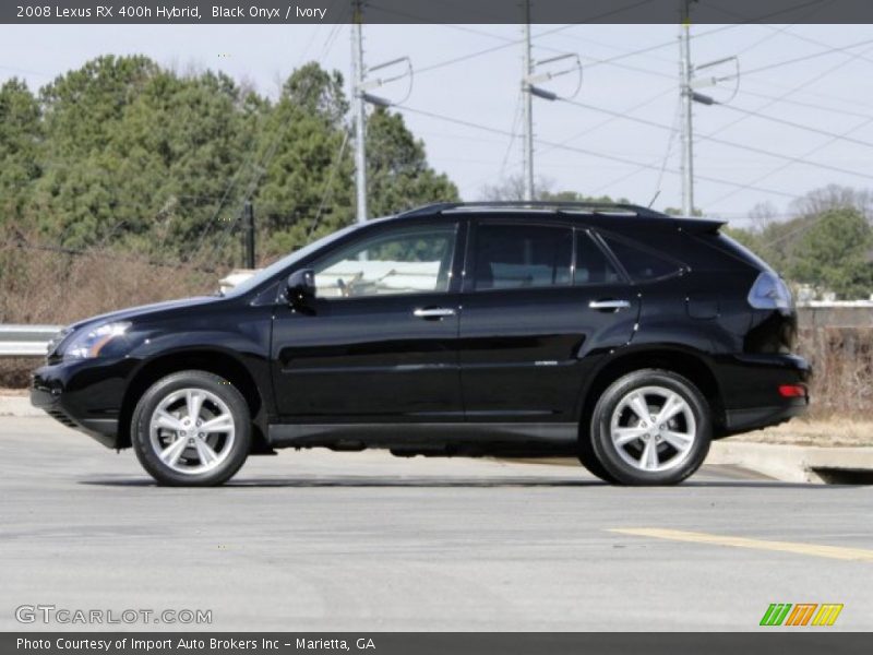 Black Onyx / Ivory 2008 Lexus RX 400h Hybrid