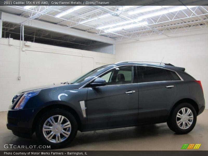 Gray Flannel Metallic / Ebony/Titanium 2011 Cadillac SRX 4 V6 AWD