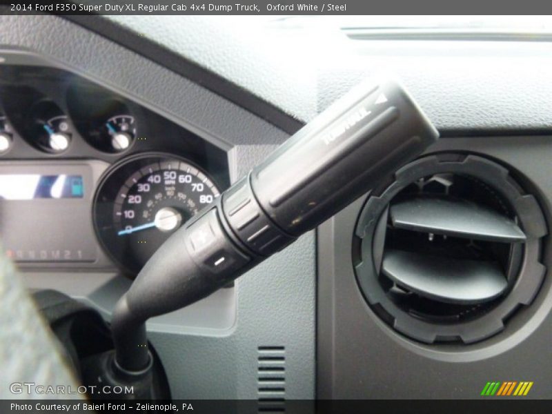 Oxford White / Steel 2014 Ford F350 Super Duty XL Regular Cab 4x4 Dump Truck