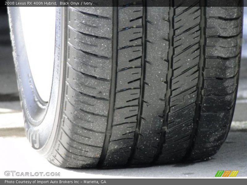 Black Onyx / Ivory 2008 Lexus RX 400h Hybrid